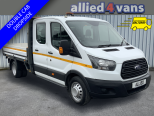 FORD TRANSIT 350 2.0 130BHP DOUBLE-CAB DROPSIDE ** REVERSE CAMERA ** - 3280 - 1