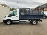 FORD TRANSIT 350 2.0 130 BHP SINGLE CAB CAGE TIPPER ** LOW MILEAGE **  - 3249 - 5