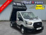 FORD TRANSIT 350 2.0 130 BHP L2 SINGLE CAB ONE STOP ALLOY TIPPER** TWIN REAR WHEEL ** - 2135 - 1