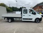 VAUXHALL MOVANO 2.3 CDTI 3500  DOUBLE CAB ALLOY DROPSIDE ** EURO 6 ** LOW MILES ** - 3087 - 9