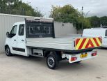 VAUXHALL MOVANO 2.3 CDTI 3500  DOUBLE CAB ALLOY DROPSIDE ** EURO 6 ** LOW MILES ** - 3087 - 6