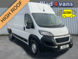 PEUGEOT BOXER 2.2 140 BLUEHDI 435 L4H3 XLWB PROFESSIONAL PREMIUM PLUS ** HIGH ROOF **A/C ** SAT NAV  ** REVERSE CAMERA **  CHOICE OF 2 ** - 3309 - 1