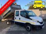 IVECO DAILY 35C14 2.3 DCI DOUBLE CAB ALLOY TIPPER ** TWIN REAR WHEEL ** - 3153 - 1