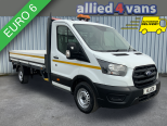 FORD TRANSIT 350 2.0 130 BHP L3 12FT ONE STOP ALLOY DROPSIDE ** RWD ** EURO 6 ** - 3276 - 1